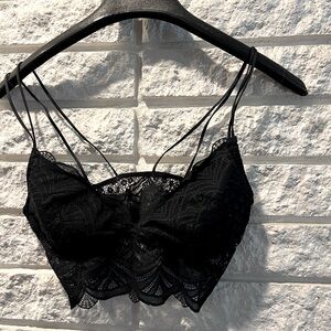 Black lace Bralette.